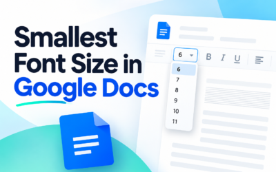 What is the smallest font on google docs: What You Need to Know