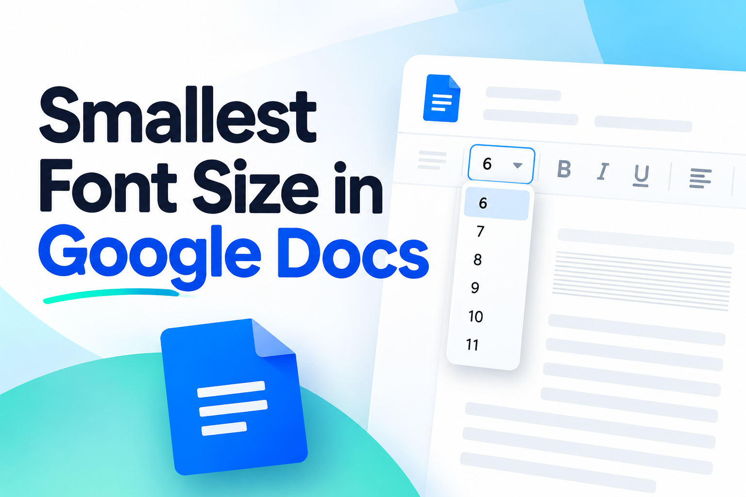 Smallest Font Size in Google Docs